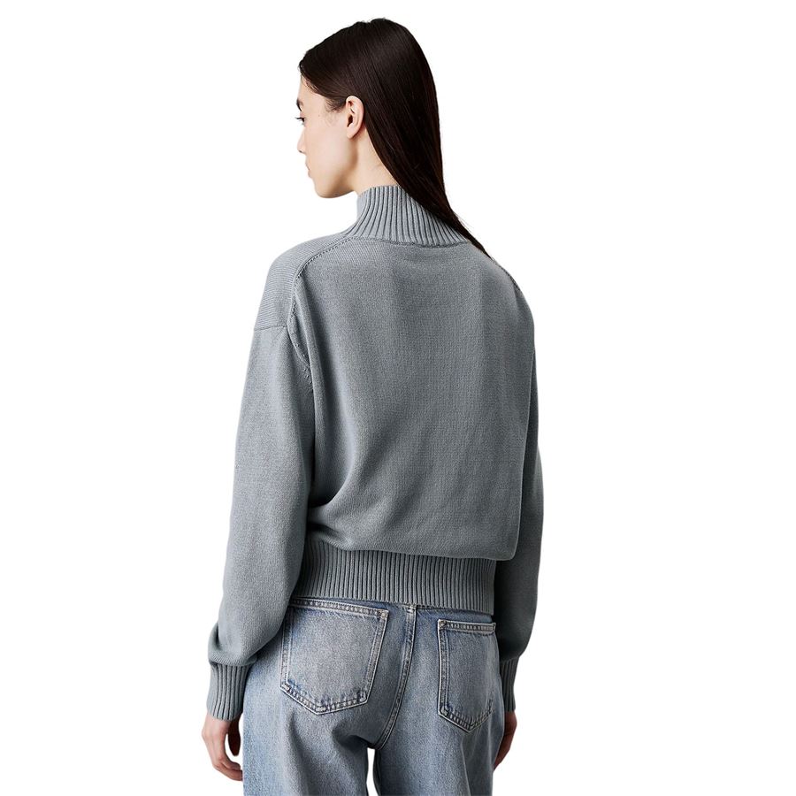Maglione da donna con collo a lupetto in cotone Calvin Klein | J20J224806PC2
